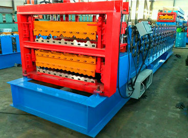 3,5 T Trọng lượng Double Deck Roll Forming Machine 7,5 KW cứng Trục Shaft