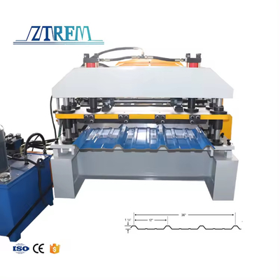Tốc độ cao chất lượng cao R Panel Profile Roll Metal Sheet Roof Roll Forming Machine