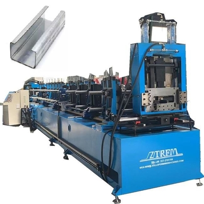 C Z Purlin kênh máy tạo cuộn lạnh tự động đầy đủ cho hồ sơ thép kẽm