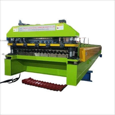 Máy tạo cuộn tấm lợp 1000mm Hydraulic Shearing