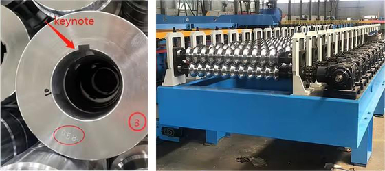 Máy tạo cuộn tấm sàn kim loại lồi cao tốc
