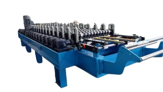 Máy tạo cuộn tấm sàn kim loại lồi cao tốc