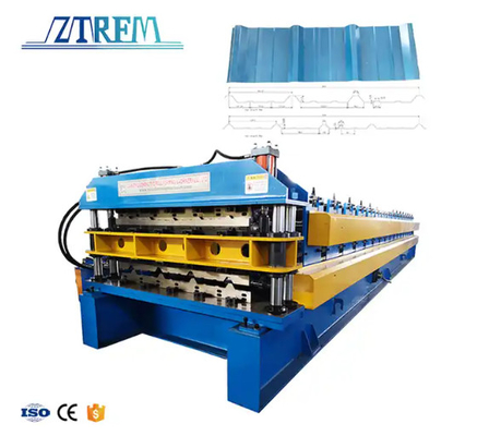 Máy Longer Machine Life Clutch Device Double Layer Roof Roll Forming Machine (Máy tạo hình cuộn mái tầng hai)