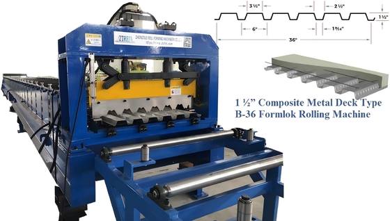 Máy tạo hình lăn mái nhà kim loại loại B với tỷ lệ sức mạnh/trọng lượng cao
