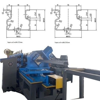 Hệ thống kệ hồ sơ kệ khung gọng hạng nặng Thép đứng thẳng đứng rack làm cuộn hình thành máy