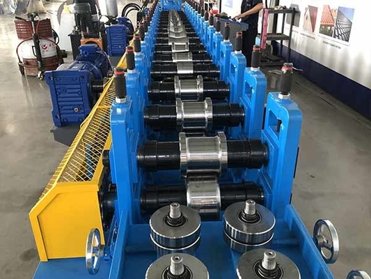 Máy tạo cuộn kênh Unistrut được tùy chỉnh với đường may và đường kính cuộn 70-90mm