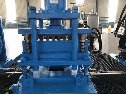 Máy hình thành cuộn kênh mặt trời Strut Stent U Bracket Solar Panel Mounting Structure Making Machine