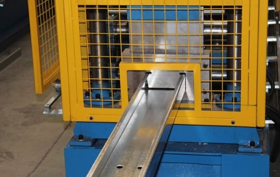 Máy đâm thủy lực 18 trạm C Purlin Roll Forming Machine PLC