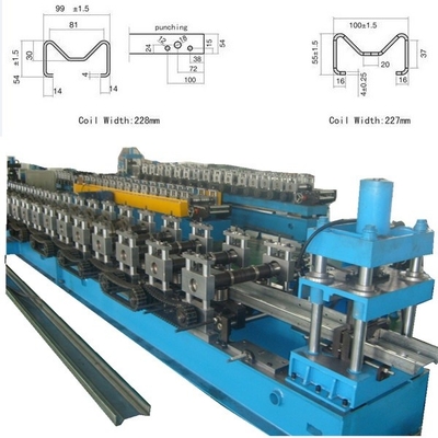 Toàn bộ dải của cấu trúc Purlins Roll hình thành máy với tự động động cơ thay đổi chiều cao và chiều rộng