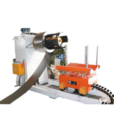 Chất liệu thép bền Uncoiler Máy tự động Decoiler với trạm bơm thủy lực cho dây cắt kim loại