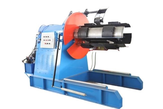 Chất liệu thép bền Uncoiler Máy tự động Decoiler với trạm bơm thủy lực cho dây cắt kim loại
